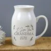 Personalised Botanical Flower Jug Vase