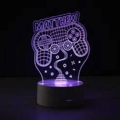 Personalised Name Gaming Colour Changing Night LED Light 14 Personalised Name Gaming Colour Changing Night LED Light -Chic Household Items 30878352 alt04