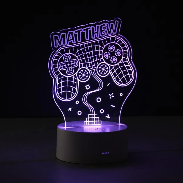 Personalised Name Gaming Colour Changing Night LED Light 7 Personalised Name Gaming Colour Changing Night LED Light - Image 5