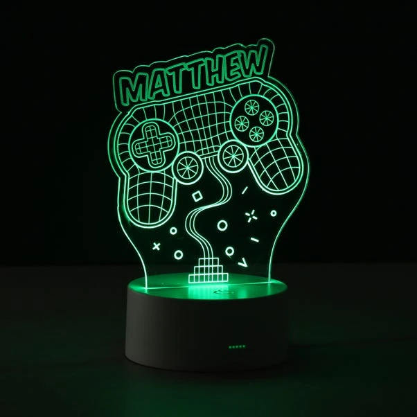 Personalised Name Gaming Colour Changing Night LED Light 8 Personalised Name Gaming Colour Changing Night LED Light - Image 6