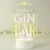 Personalised Gin Bar Colour Changing Night LED Light