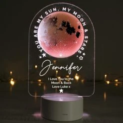 Personalised Sun Moon And Stars Colour Changing Night LED Light -Chic Household Items 30878358 alt02