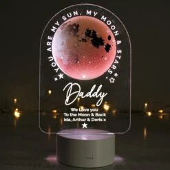 Personalised Sun Moon And Stars Colour Changing Night LED Light -Chic Household Items 30878358 alt03
