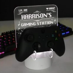 Personalised Gaming Controller Holder Colour Changing LED Light -Chic Household Items 30878359 alt02