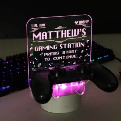 Personalised Gaming Controller Holder Colour Changing LED Light -Chic Household Items 30878359 alt06