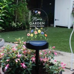 Personalised Flower Garden Outdoor Solar LED Light -Chic Household Items 30878360 alt02