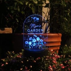 Personalised Flower Garden Outdoor Solar LED Light -Chic Household Items 30878360 alt05