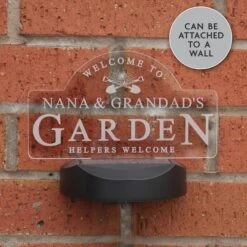Personalised Garden Sign Outdoor Solar LED Light 18 Personalised Garden Sign Outdoor Solar LED Light -Chic Household Items 30878361 alt06