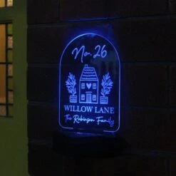 Personalised Home Outdoor Solar LED Light -Chic Household Items 30878363 alt06