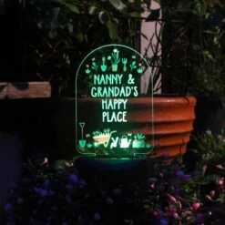 Personalised Vegetable Patch Outdoor Solar LED Light -Chic Household Items 30878365 alt03