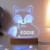 Personalised Fox Wooden Based LED Light 2 Personalised Fox Wooden Based LED Light -Chic Household Items 30878368