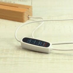 Personalised Fox Wooden Based LED Light -Chic Household Items 30878368 alt07