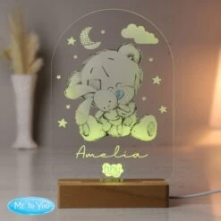 Personalised Tiny Tatty Teddy Wooden Based LED Light 16 Personalised Tiny Tatty Teddy Wooden Based LED Light -Chic Household Items 30878373 alt06