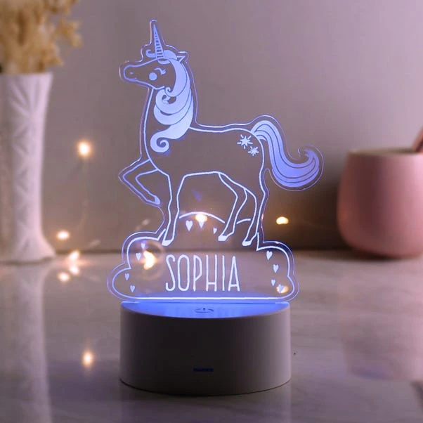 Personalised Unicorn Colour Changing Night LED Light 5 Personalised Unicorn Colour Changing Night LED Light - Image 3