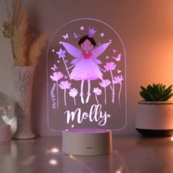 Personalised Fairy Colour Changing Night LED Light -Chic Household Items 30878378 alt03
