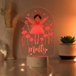 Personalised Fairy Colour Changing Night LED Light -Chic Household Items 30878378 alt04