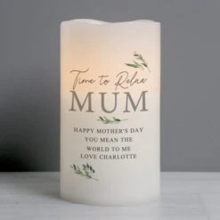 Personalised Botanical LED Candle -Chic Household Items 30878384 alt03