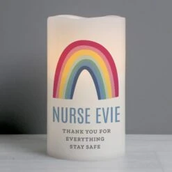 Personalised Rainbow LED Candle -Chic Household Items 30878389 alt02