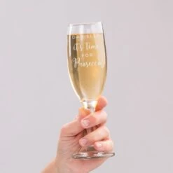 Personalised Its Time For Prosecco Flute -Chic Household Items 30878454 alt03
