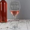 Personalised All You Need Is Wine Wine Glass