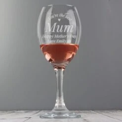 Personalised You Are The Best Wine Glass -Chic Household Items 30878467 alt03