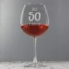 Personalised Birthday Bottle Of Wine Glass -Chic Household Items 30878470