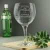 Personalised Another Cocktail Balloon Glass -Chic Household Items 30878472