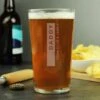 Personalised Classic Engraved Pint Glass -Chic Household Items 30878486