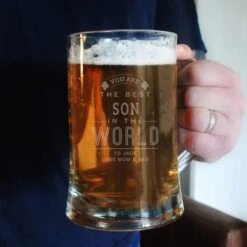 Personalised Best In The World Stern Pint Tankard -Chic Household Items 30878499 alt02