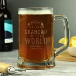 Personalised Best In The World Stern Pint Tankard -Chic Household Items 30878499 alt03