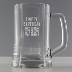Personalised Engraved Message Stern Pint Tankard -Chic Household Items 30878501 alt03