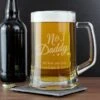 Personalised No1 Daddy Glass Pint Stern Tankard -Chic Household Items 30878503