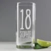 Personalised Big Age Highball Glass -Chic Household Items 30878523