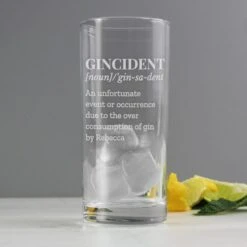 Personalised Gincident Highball Glass