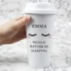 Personalised Eyelashes Insulated Reusable Travel Cup -Chic Household Items 30878665