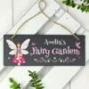 Personalised Fairy Garden Printed Hanging Slate Plaque -Chic Household Items 30880799