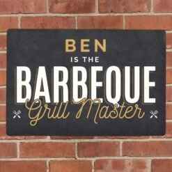 Personalised BBQ Grill Master Metal Sign -Chic Household Items 30880802 alt02