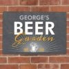 Personalised Beer Garden Metal Sign -Chic Household Items 30880803