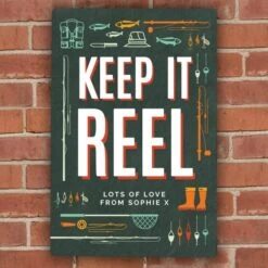 Personalised Keep It Reel Metal Sign -Chic Household Items 30880807 alt01