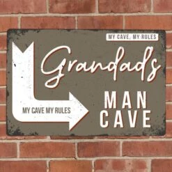 Personalised Man Cave Metal Sign -Chic Household Items 30880808 alt02