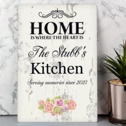 Personalised Shabby Chic Sign