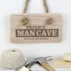 Personalised Man Cave Wooden Sign -Chic Household Items 30880817