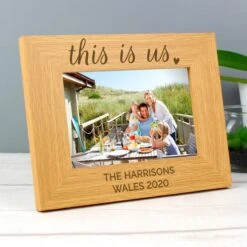 Personalised This Is Us Wooden Landscape Photo Frame -Chic Household Items 30880826 alt01