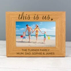 Personalised This Is Us Wooden Landscape Photo Frame -Chic Household Items 30880826 alt02