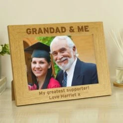 Personalised Grandad And Me Landscape Photo Frame -Chic Household Items 30880842 alt02