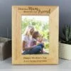 Personalised First My Mum Forever My Friend Light Wood Portrait Photo Frame -Chic Household Items 30880845