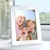 Personalised Silver Bold Style Portrait Photo Frame -Chic Household Items 30880865