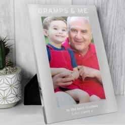 Personalised And Me Silver Portrait Photo Frame 9 Personalised And Me Silver Portrait Photo Frame -Chic Household Items 30880870 alt02