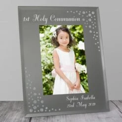 Personalised Classic Diamante Glass Portrait Photo Frame -Chic Household Items 30880883 alt04