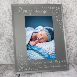 Personalised Classic Diamante Glass Portrait Photo Frame -Chic Household Items 30880883 alt05